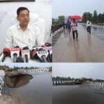 पंकज कुमार पांडेय बोले—एप्रोच रोड धंसने के जिम्मेदारों पर होगी कार्रवाई